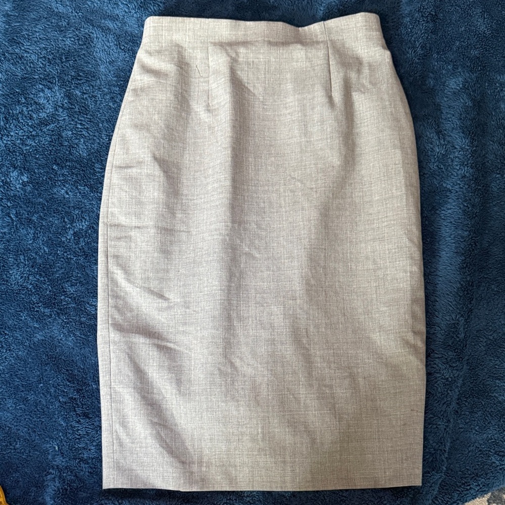 Josephine Chaus Classic Gray Pencil Skirt